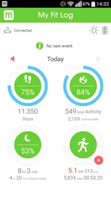 My Fit Log android App screenshot 9